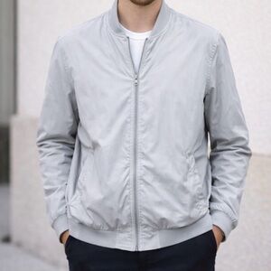 Canada Trailpeak Lightweight Grayish Blue Windbreaker Golf Jacket Size XXL